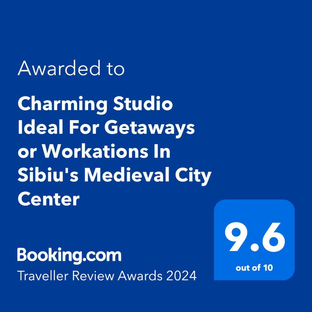 Charming Studio Ideal For Getaways Or Workations In Sibiu'S Medieval City Center Zewnętrze zdjęcie